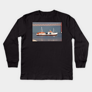 ferry boat "eborense" Kids Long Sleeve T-Shirt